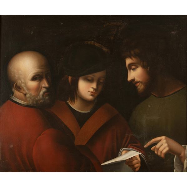 Giorgione, copia da  (XIX Sec.)  - Asta Dipinti Antichi, Arredi, Sculture e Oggetti d'Arte - Colasanti Casa d'Aste