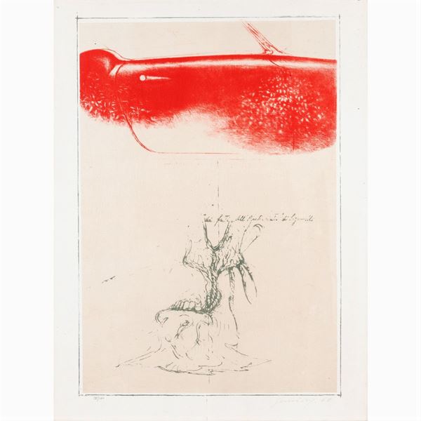 Piero Guccione  (Scicli 1935 - Modica 2018)  - Auction WEB ONLY 20TH CENTURY PAINTINGS PRINTS AND SCULPTURES - Colasanti Casa d'Aste