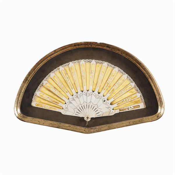 Bone and fabric fan