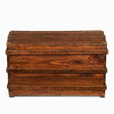 Baule in Legno e Metallo