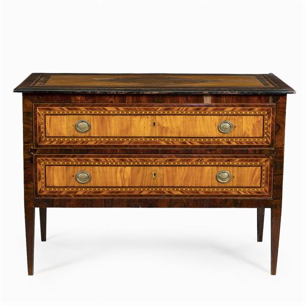 Louis XVI chest of drawers  (Italy, 18th century)  - Auction Old Master Paintings, Furniture, Sculpture and  Works of Art - Colasanti Casa d'Aste