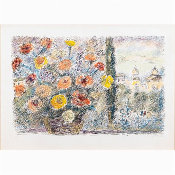 Michele Cascella  (Ortona 1892 - Milano 1989)  - Auction WEB ONLY 20TH CENTURY PAINTINGS PRINTS AND SCULPTURES - Colasanti Casa d'Aste