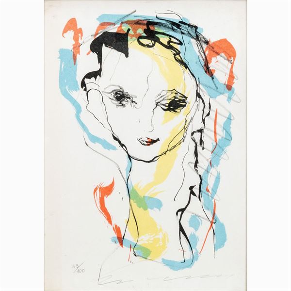 Ernesto Treccani  (Milano 1920 -  2009)  - Asta Opere e Sculture del 900 Web Only  - Colasanti Casa d'Aste