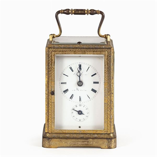 Brass and ground glass travel cappuccina