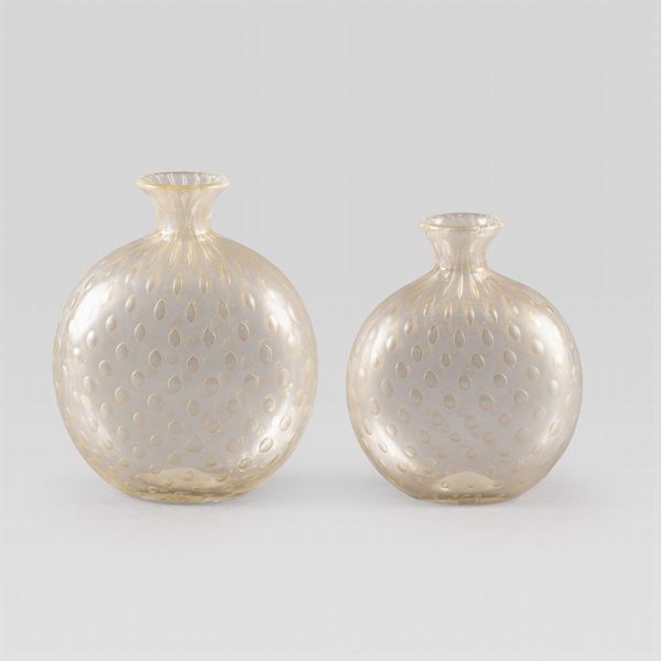 Archimede Seguso (2)  (Murano, 1950s-60s)  - Auction Design and 20th century Decorative Arts - Colasanti Casa d'Aste