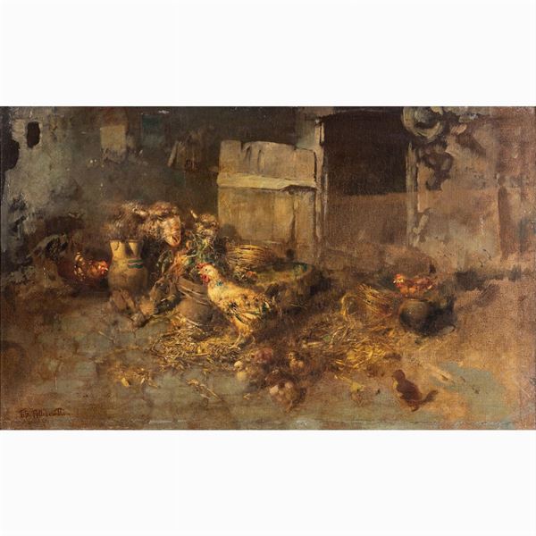 Tito Pellicciotti  (1871-1950)  - Auction Old Master Paintings, Furniture, Sculpture and  Works of Art - Colasanti Casa d'Aste