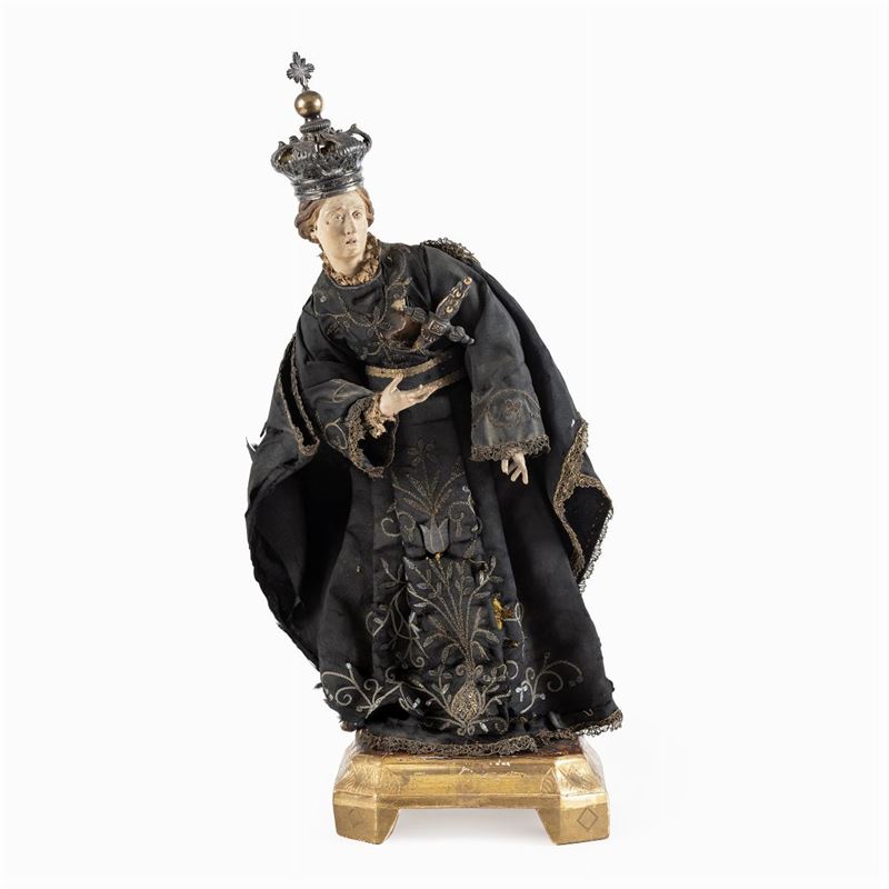 Figura in Legno e Stoffa