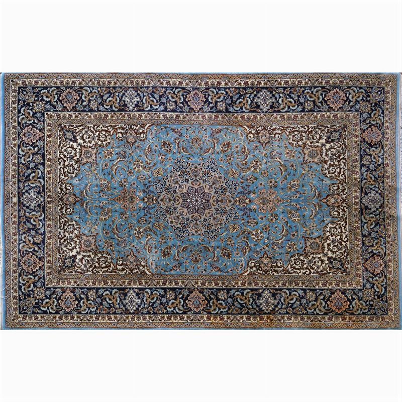 Tappeto Isfahan in Seta