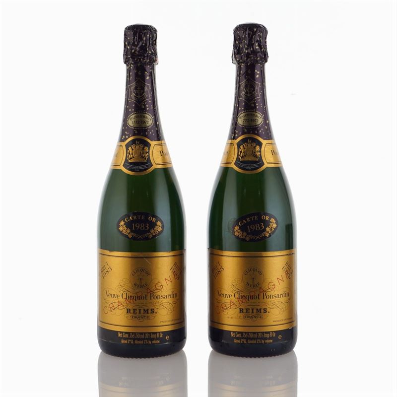 Veuve Clicquot Ponsardin, la Veuve Carte Or 1983