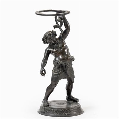 Scultura in Bronzo Patinato
