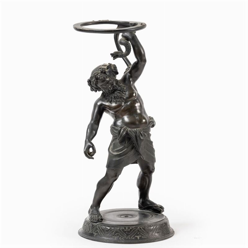 Scultura in Bronzo Patinato