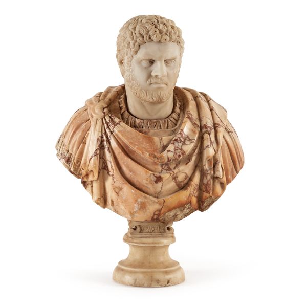 Portrait bust of Emperor Caracalla  (19th-20th century)  - Auction Old Master Paintings, Furniture, Sculpture and  Works of Art - Colasanti Casa d'Aste