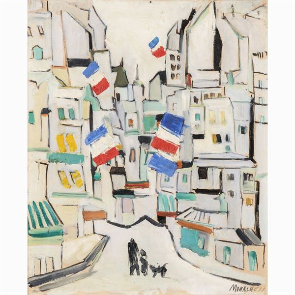 Sante Monachesi : Sante Monachesi  (Macerata 1910 - Roma 1991)  - Asta Arte Moderna e Contemporanea - Colasanti Casa d'Aste