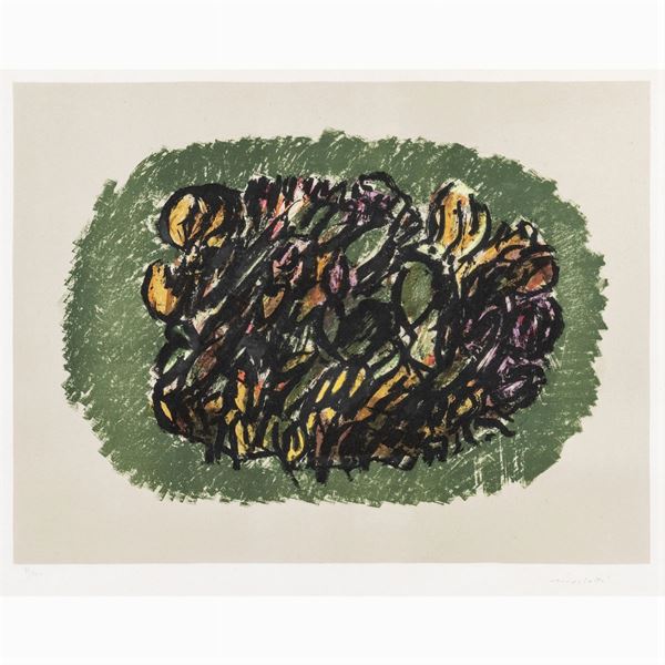 Ennio Morlotti  (Lecco 1910 - Milano 1992)  - Asta Arte Moderna e Contemporanea Web Only - Colasanti Casa d'Aste