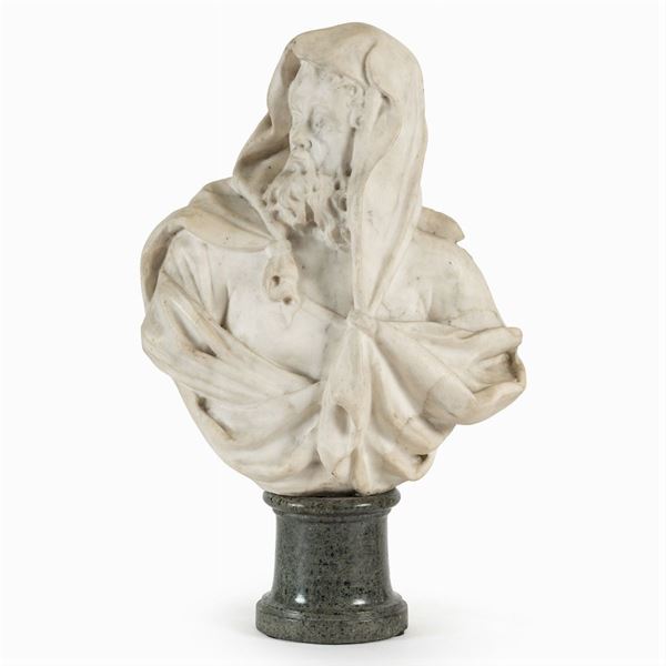 Scultura in marmo bianco