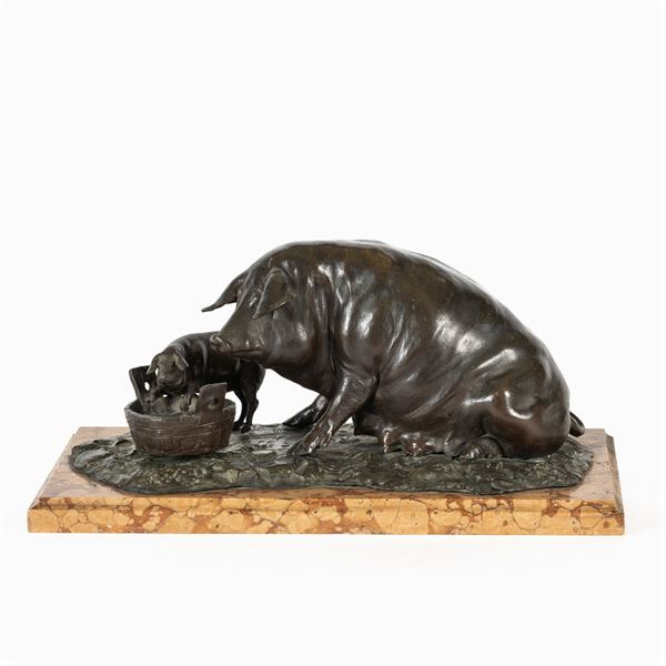 Tommaso Campaiola  (Italia, XIX-XX Sec.)  - Asta Dipinti Antichi, Arredi, Sculture e Oggetti d'Arte - Colasanti Casa d'Aste
