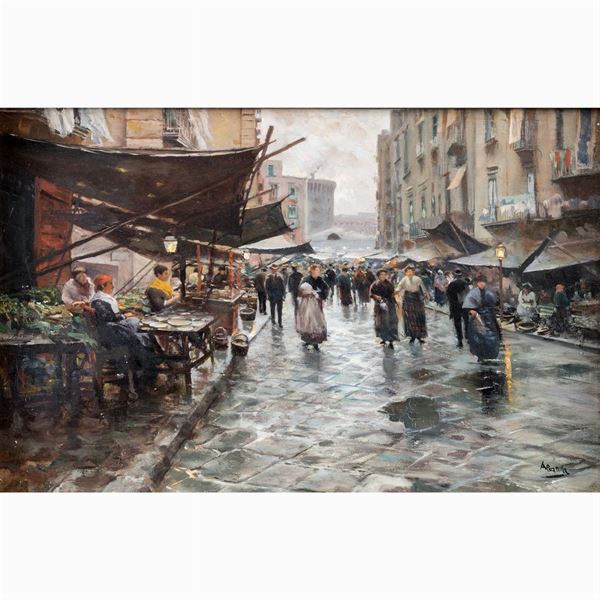 Attilio Pratella  (Lugo 1856 - Napoli 1949)  - Asta Dipinti Antichi, Arredi, Sculture e Oggetti d'Arte - Colasanti Casa d'Aste