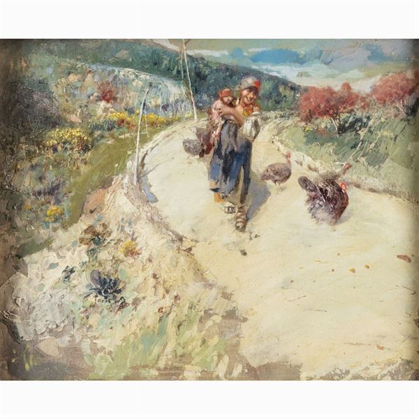 Neapolitan painter  (late 19th-20th century)  - Auction Old Master Paintings, Furniture, Sculpture and  Works of Art - Colasanti Casa d'Aste