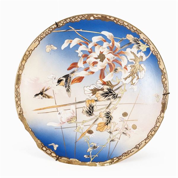Large terracotta plate
