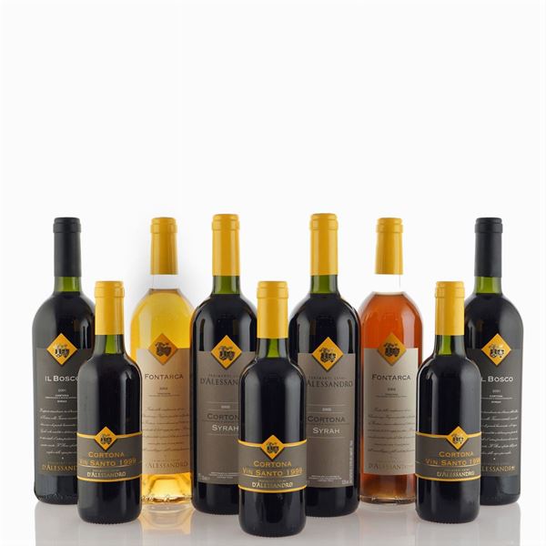 Selezione Tenimenti Luigi D'Alessandro  (Toscana)  - Asta Vini e Distillati Web Only - Colasanti Casa d'Aste