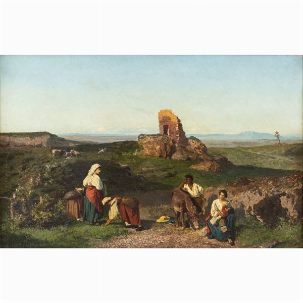 Pio Joris  (Roma 1843 - 1921)  - Asta Dipinti Antichi, Arredi, Sculture e Oggetti d'Arte - Colasanti Casa d'Aste