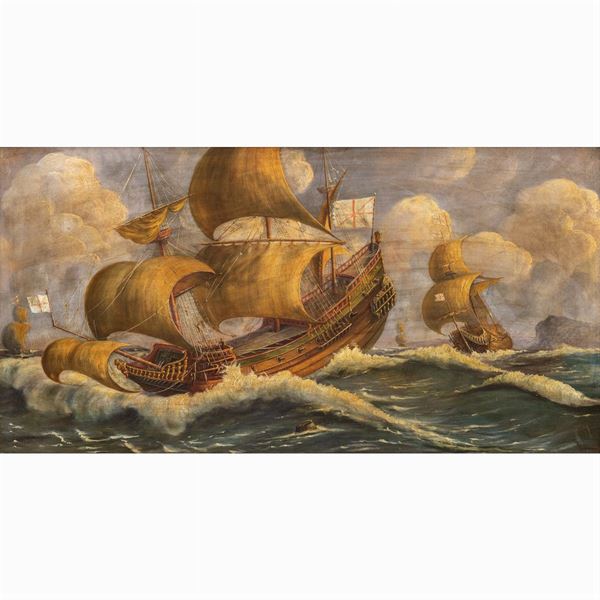 Scuola inglese  (inizio XIX Sec.)  - Asta Dipinti Antichi, Arredi, Sculture e Oggetti d'Arte - Colasanti Casa d'Aste