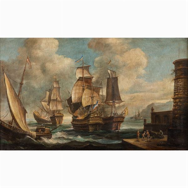 Pittore nordeuropeo  (XVIII Sec.)  - Asta Dipinti Antichi, Arredi, Sculture e Oggetti d'Arte - Colasanti Casa d'Aste