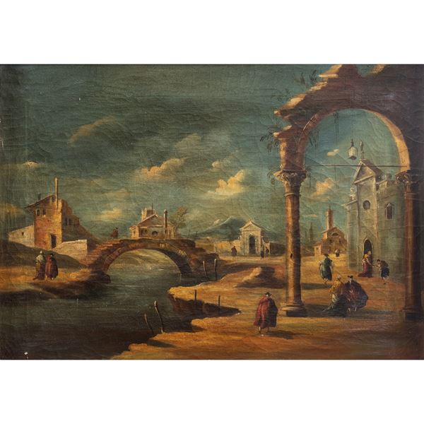 Pittore veneto  (XIX Sec.)  - Asta Dipinti Antichi, Arredi, Sculture e Oggetti d'Arte - Colasanti Casa d'Aste