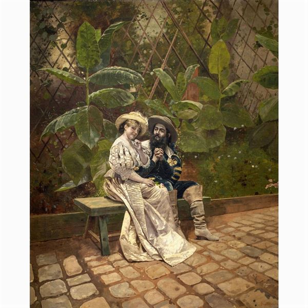 Giovanni Battista Filosa  (Castellammare Di Stabia 1850 - Napoli 1935)  - Asta Dipinti Antichi, Arredi, Sculture e Oggetti d'Arte - Colasanti Casa d'Aste