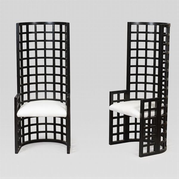 Italian manufacture (2)  (Italy, 1980s)  - Auction Design and 20th century Decorative Arts - Colasanti Casa d'Aste