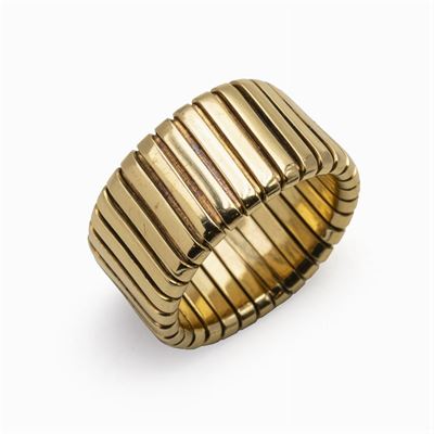 Bulgari, Anello a Fascia Collezione Tubogas