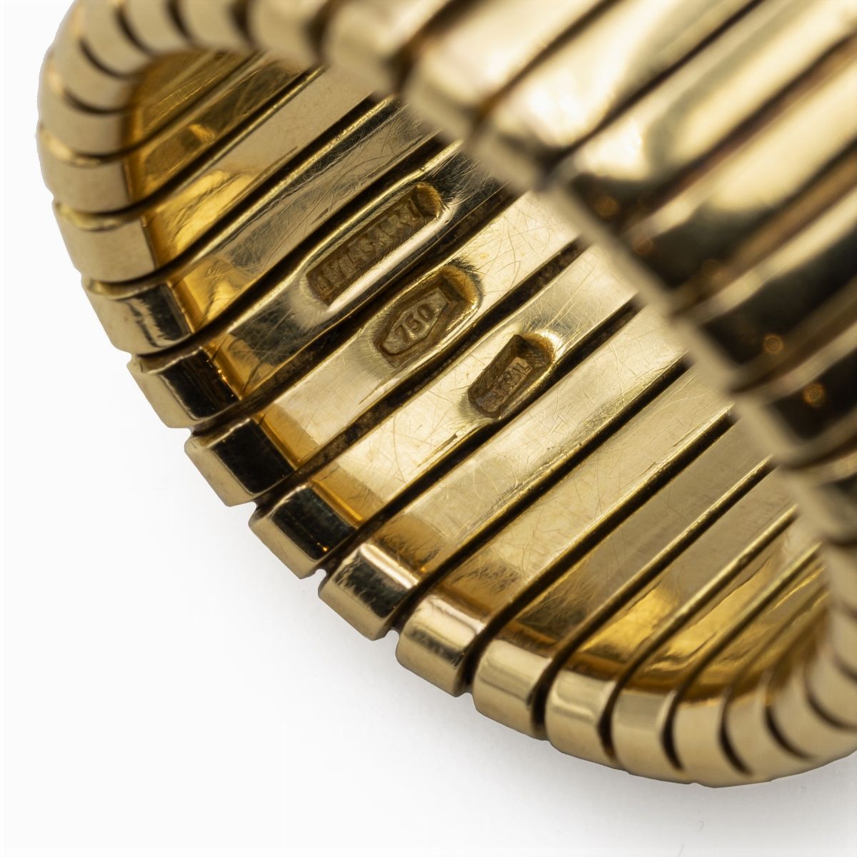 Bulgari, Anello a Fascia Collezione Tubogas