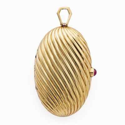 Bulgari, Pendente Portapillole Minimelone
