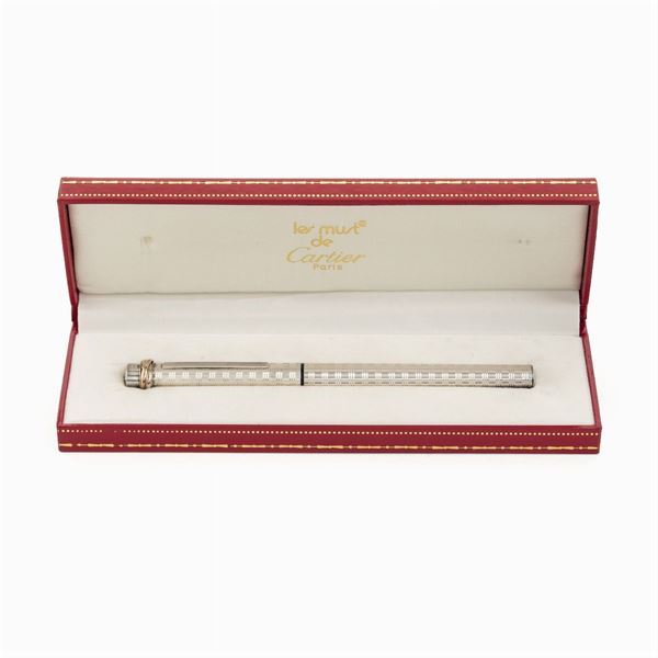 Le Must de Cartier Trinity, penna stilografica vintage  - Asta Gioielli Orologi Fashion Vintage - Colasanti Casa d'Aste