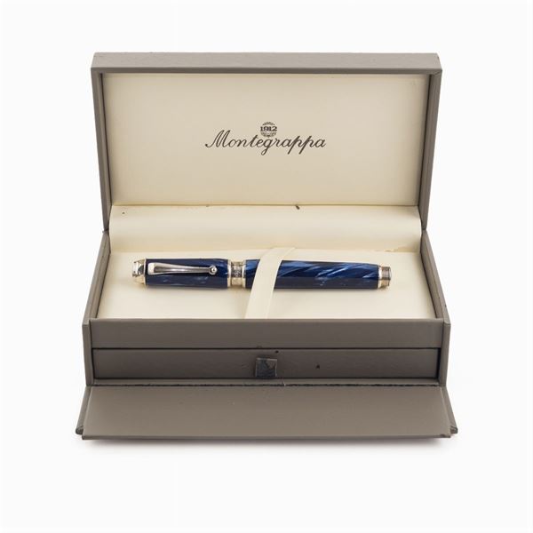 Montegrappa Emblema, penna stilografica vintage  - Asta Gioielli Orologi Fashion Vintage - Colasanti Casa d'Aste