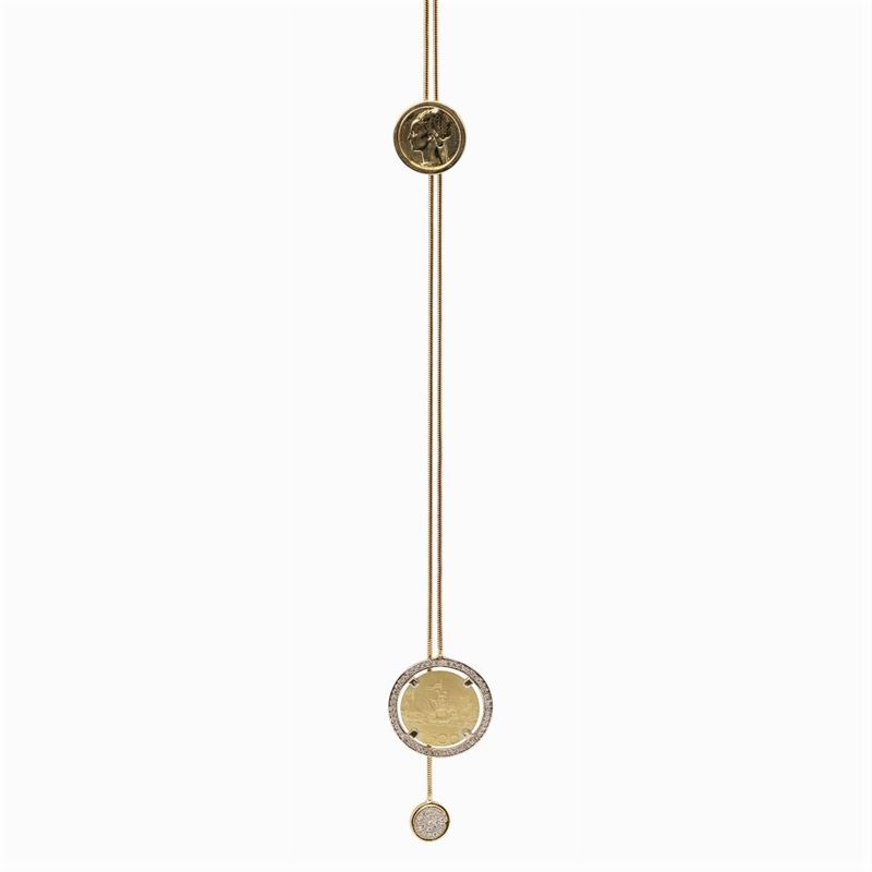 Collana Saliscendi 500 Lire Caravelle
