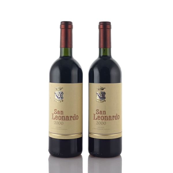 Guerrieri Gonzaga, San Leonardo 2000  (Trentino)  - Auction Web Only Fine wine and Spirits - Colasanti Casa d'Aste
