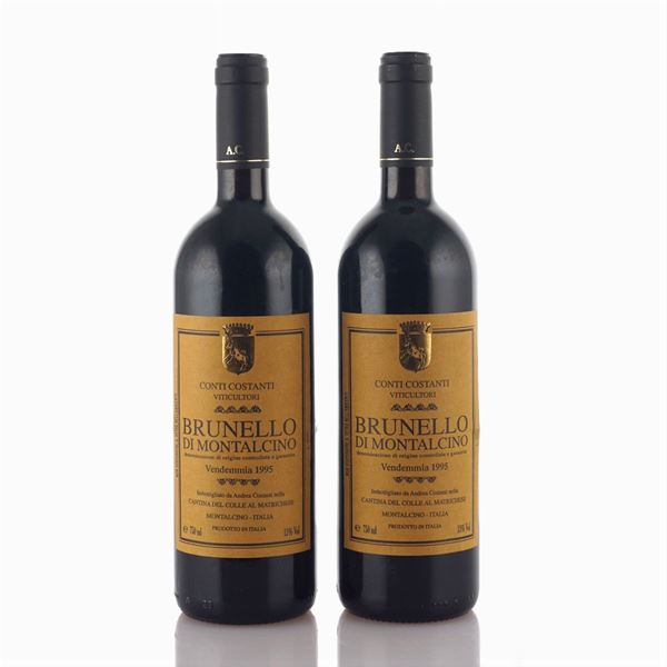 Conti Costanti, Brunello di Montalcino 1995  (Toscana)  - Asta Vini e Distillati Web Only - Colasanti Casa d'Aste