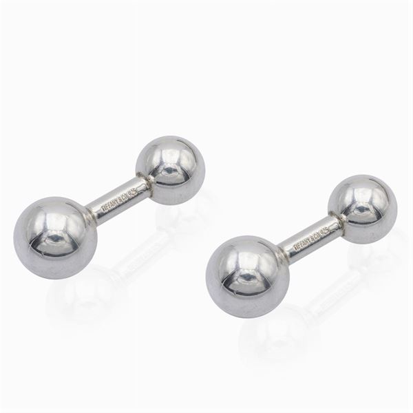 Tiffany & Co. Barbell collection cufflinks
