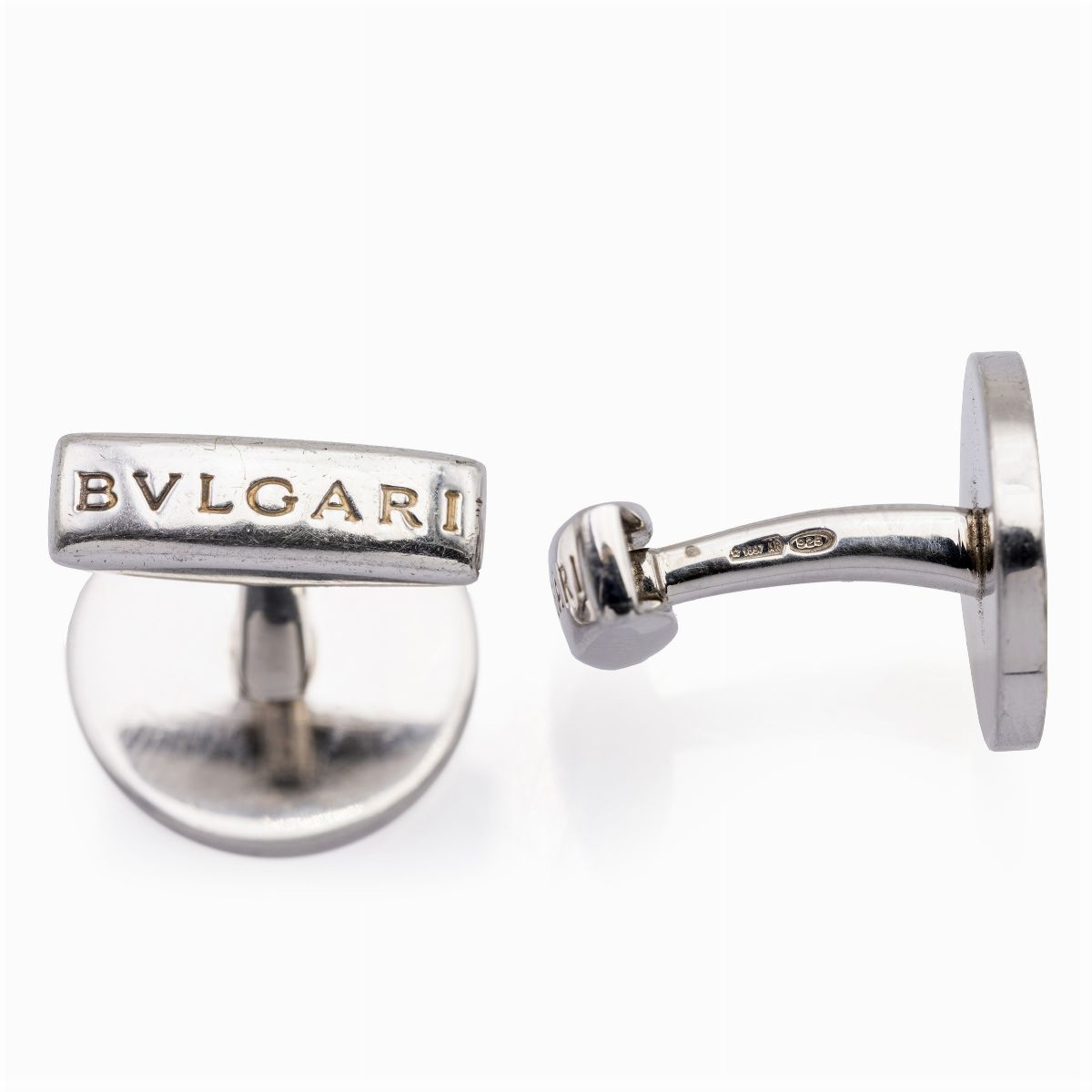 Bulgari, Gemelli Tondi in Argento e Lapislazzulo