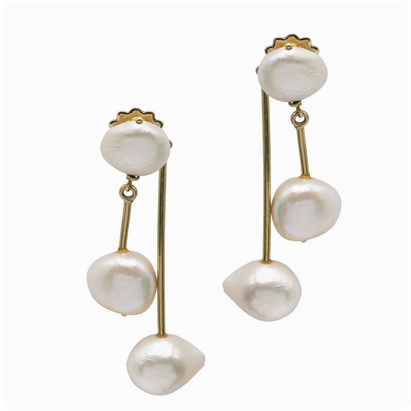 Orecchini Pendenti in Oro Giallo 18kt