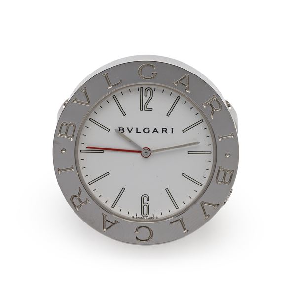 Bulgari, orologio sveglia da viaggio collezione Diagono