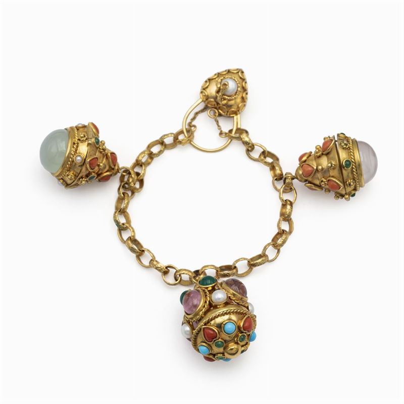 Bracciale Mine in Oro Giallo 9 Kt