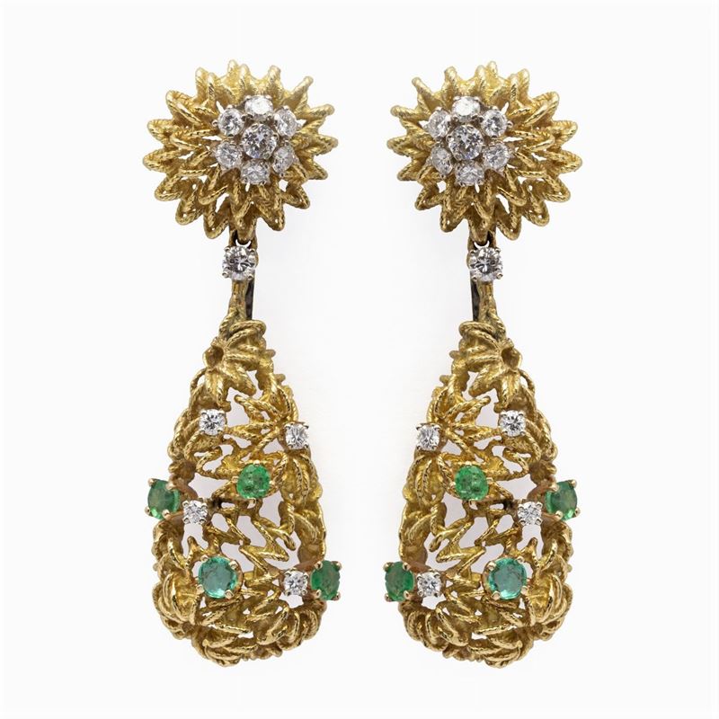 Orecchini Pendenti in Oro Giallo 18kt