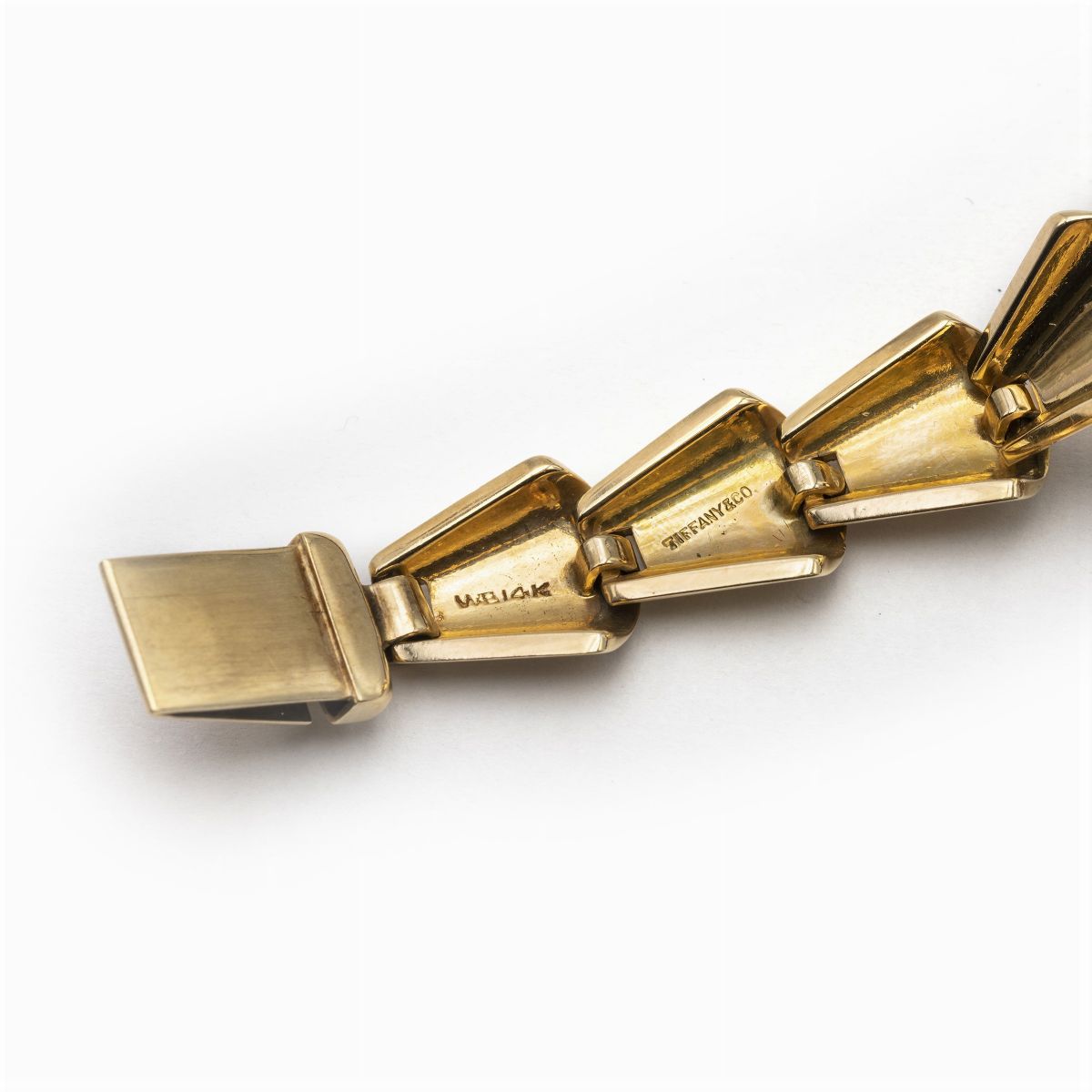 Tiffany & Co. Bracciale in Oro Giallo 14kt con Acquamarina