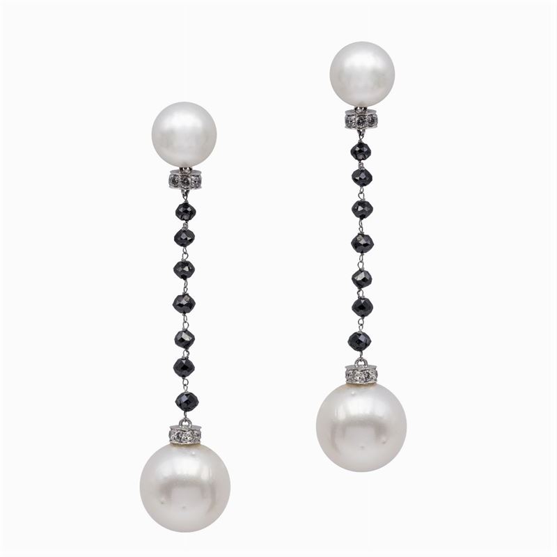 Orecchini Pendenti in Oro Bianco 18kt