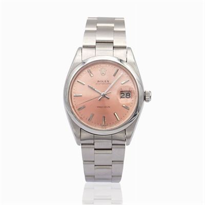 Rolex Oyster Date Precision Rosa, Orologio da Polso Vintage
