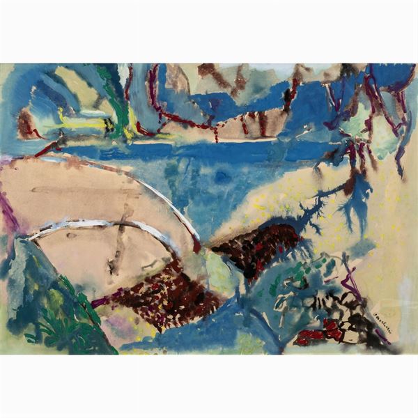 Enrico Paulucci : Enrico Paulucci  (Genova 1901 - Torino 1999)  - Auction Timed Auction- 20th century Paintings - Colasanti Casa d'Aste