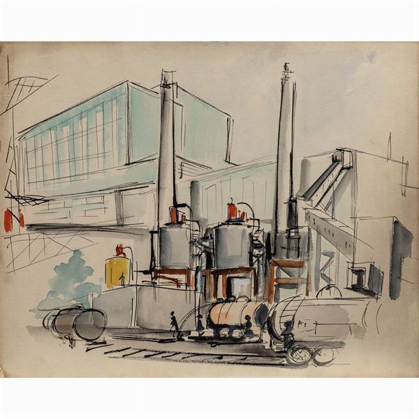 Pittore italiano  (XX Sec.)  - Auction Timed Auction- 20th century Paintings - Colasanti Casa d'Aste