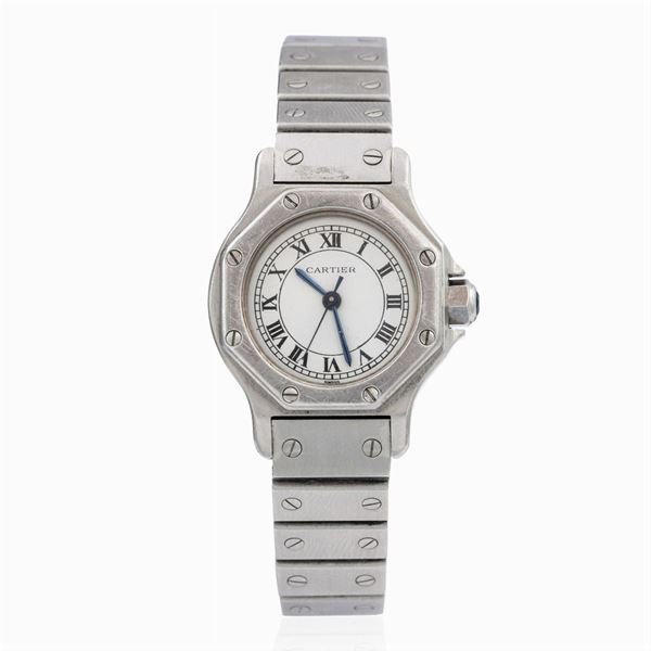 Cartier Santos Octagon, orologio da donna vintage  (anni 70 circa)  - Asta Gioielli Orologi Fashion Vintage - Colasanti Casa d'Aste